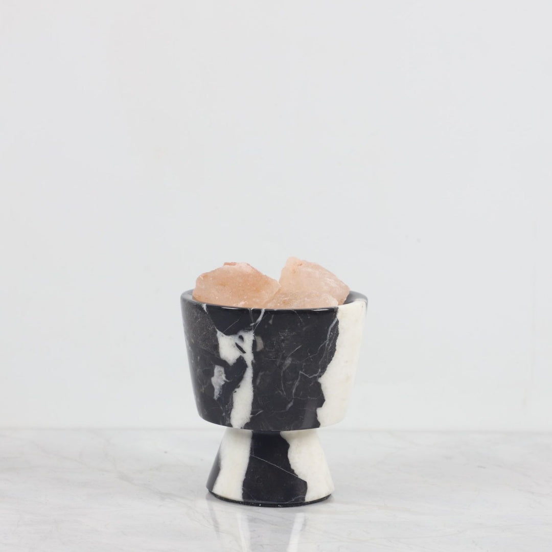 Marble Cup Candle Holders for Tabletop Decor