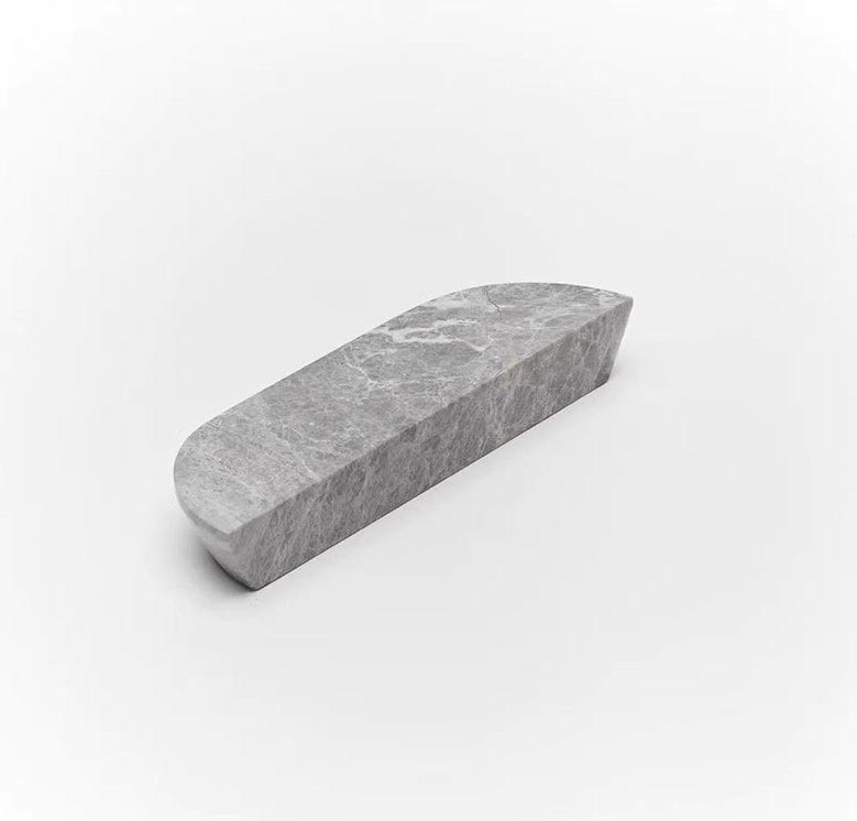 Small Oval Natural Marble Handles