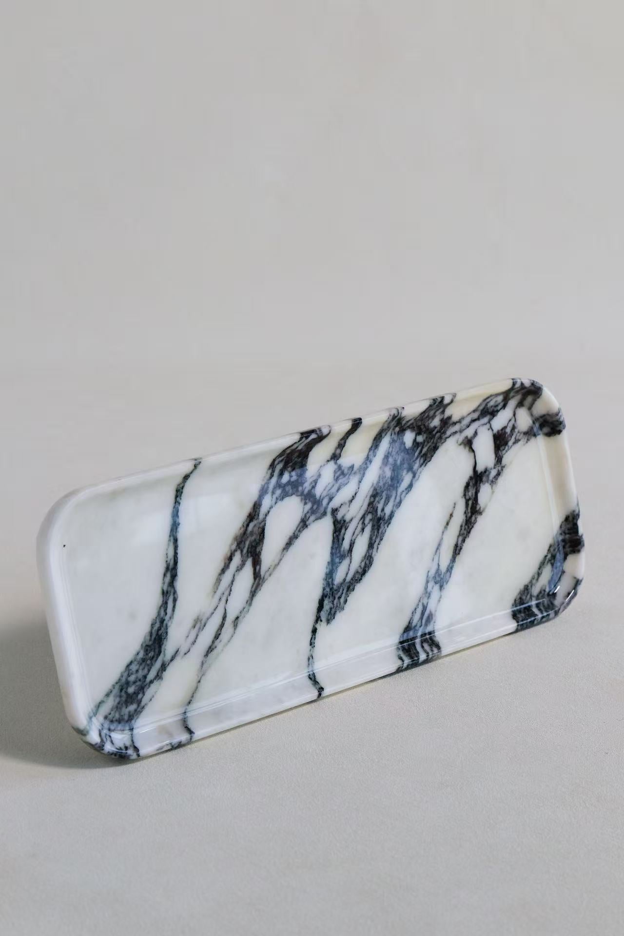 Calacatta Viola Polish Rectangle Tray