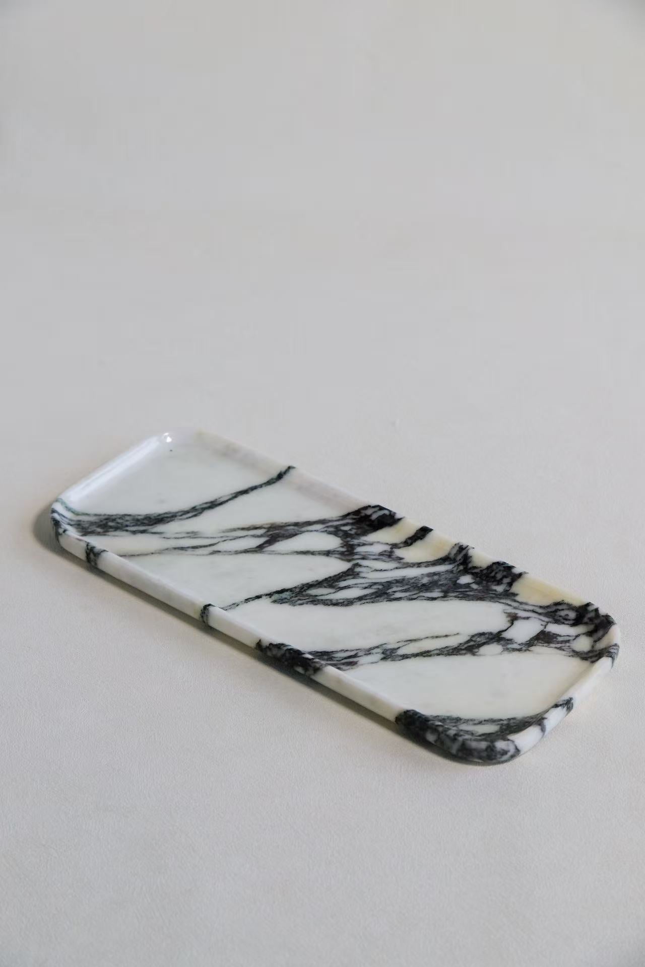 Calacatta Viola Polish Rectangle Tray