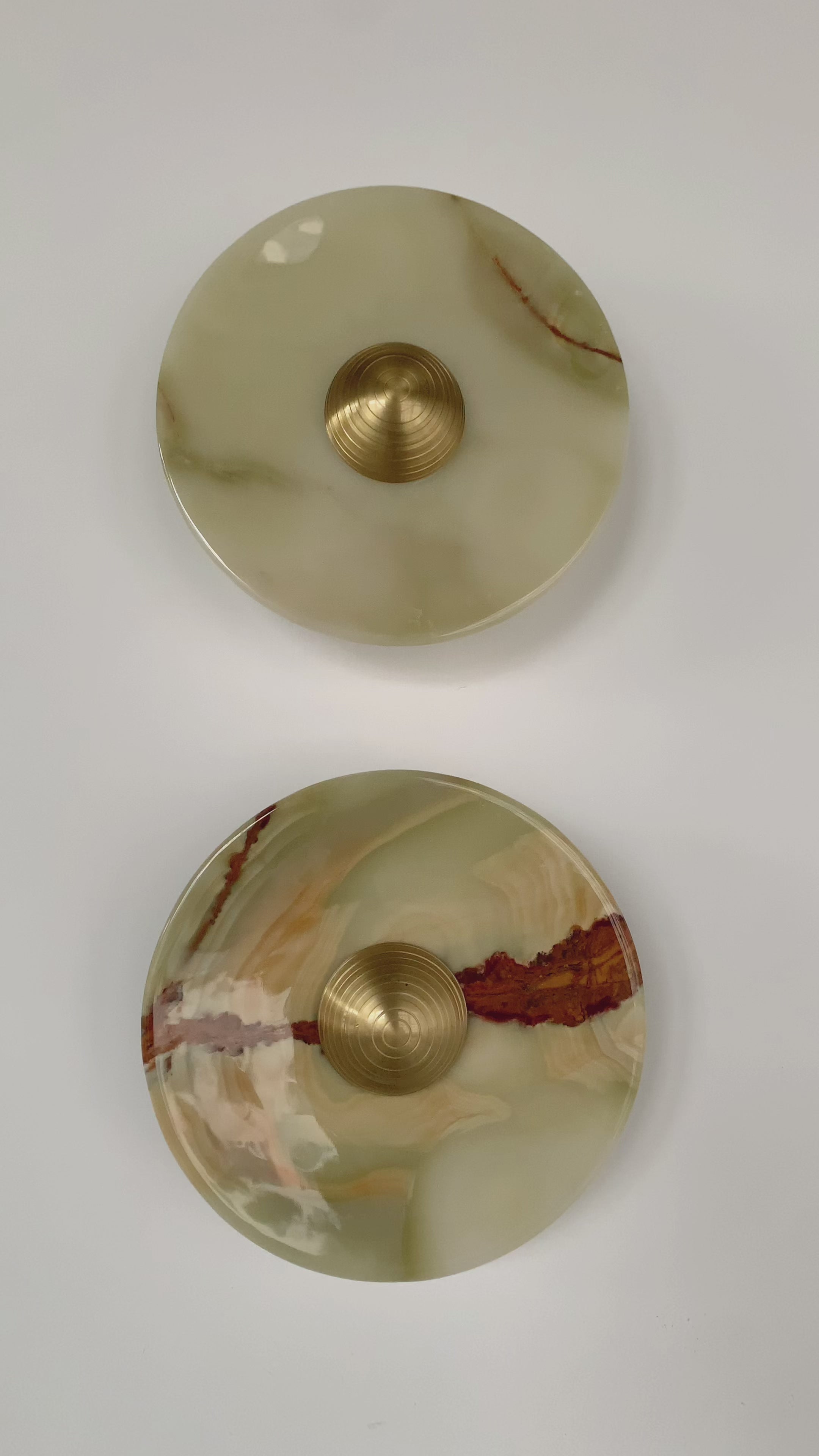 Aurora Series Green Onyx Wall Lamp