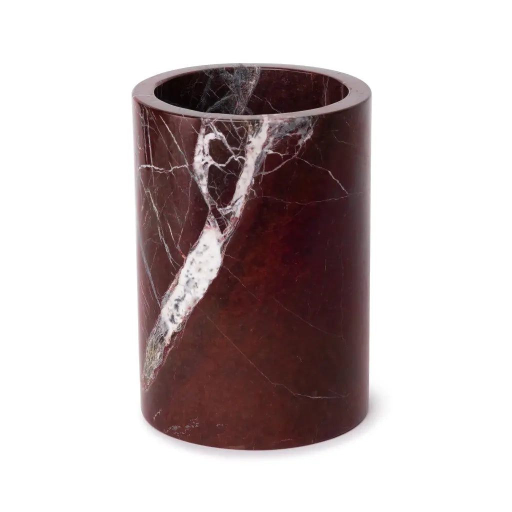 Travertine Stone Vases Cup Like | Natural Stone Decorative Vessel