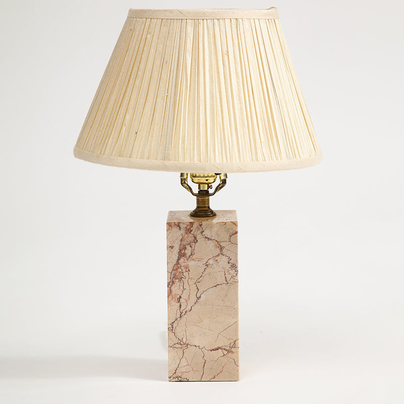 Calacatta Pink Classic Table Lamp | Italian Marble Lighting