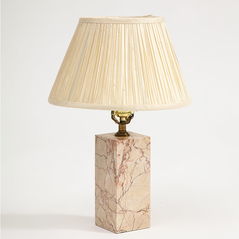 Calacatta Pink Classic Table Lamp | Italian Marble Lighting