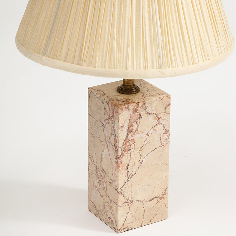 Calacatta Pink Classic Table Lamp | Italian Marble Lighting