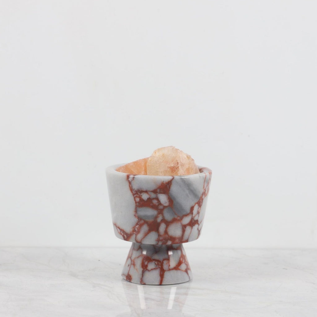 Marble Cup Candle Holders for Tabletop Decor