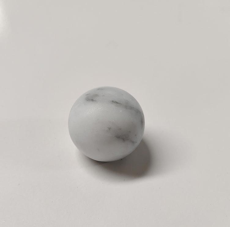 Carrara Round Ball Marble Handles