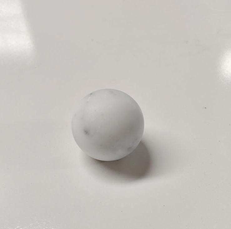 Carrara Round Ball Marble Handles