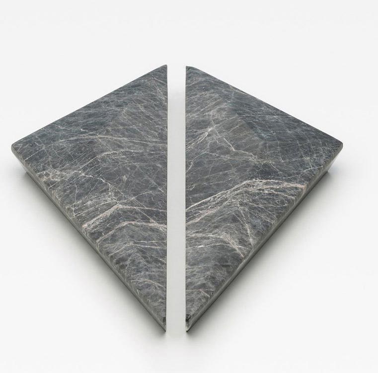 Bianco Grey Diamond Irregularity Big Marble Handles