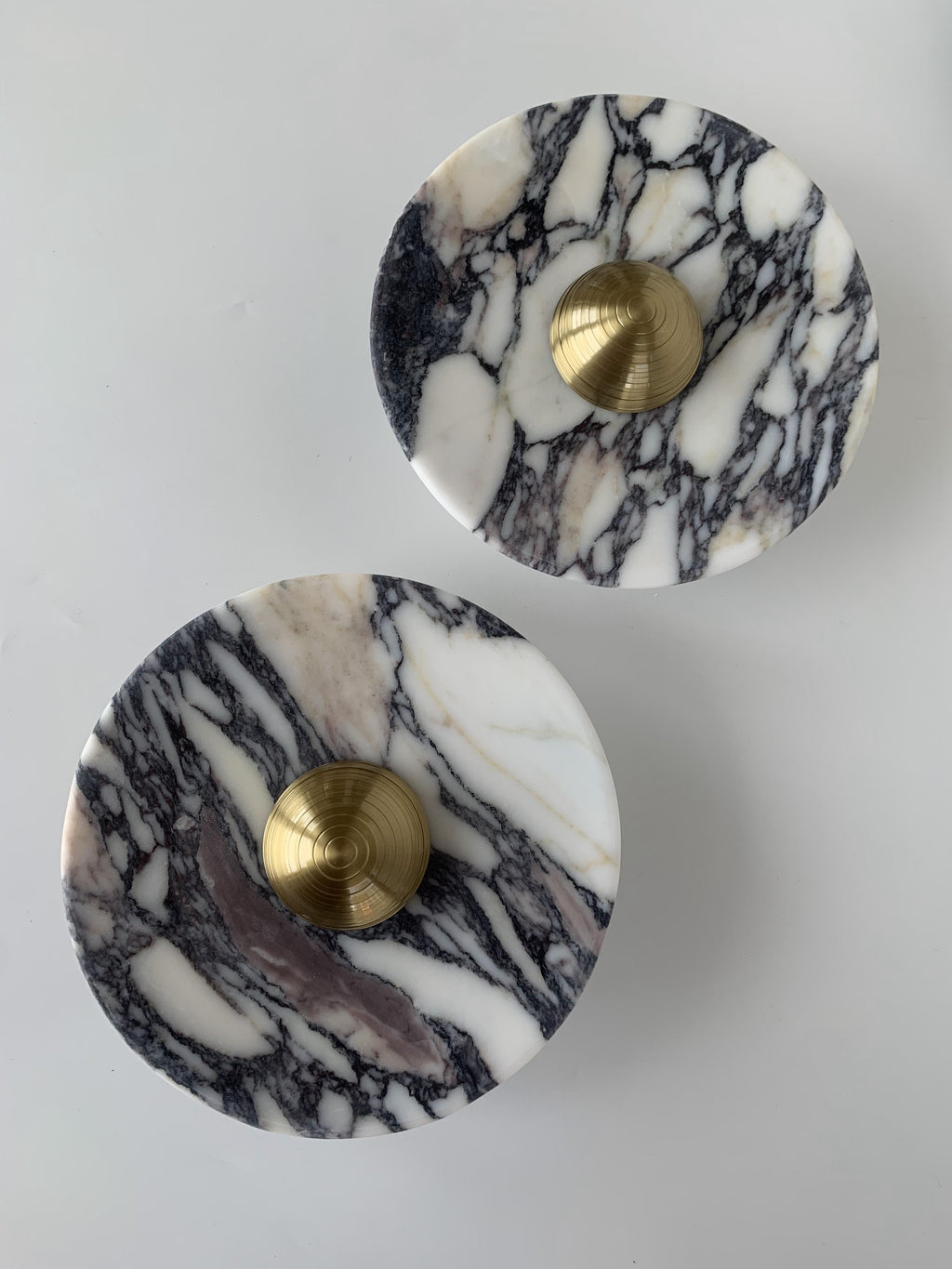 Aurora Series Calacatta Viola Marble Wall Lamp