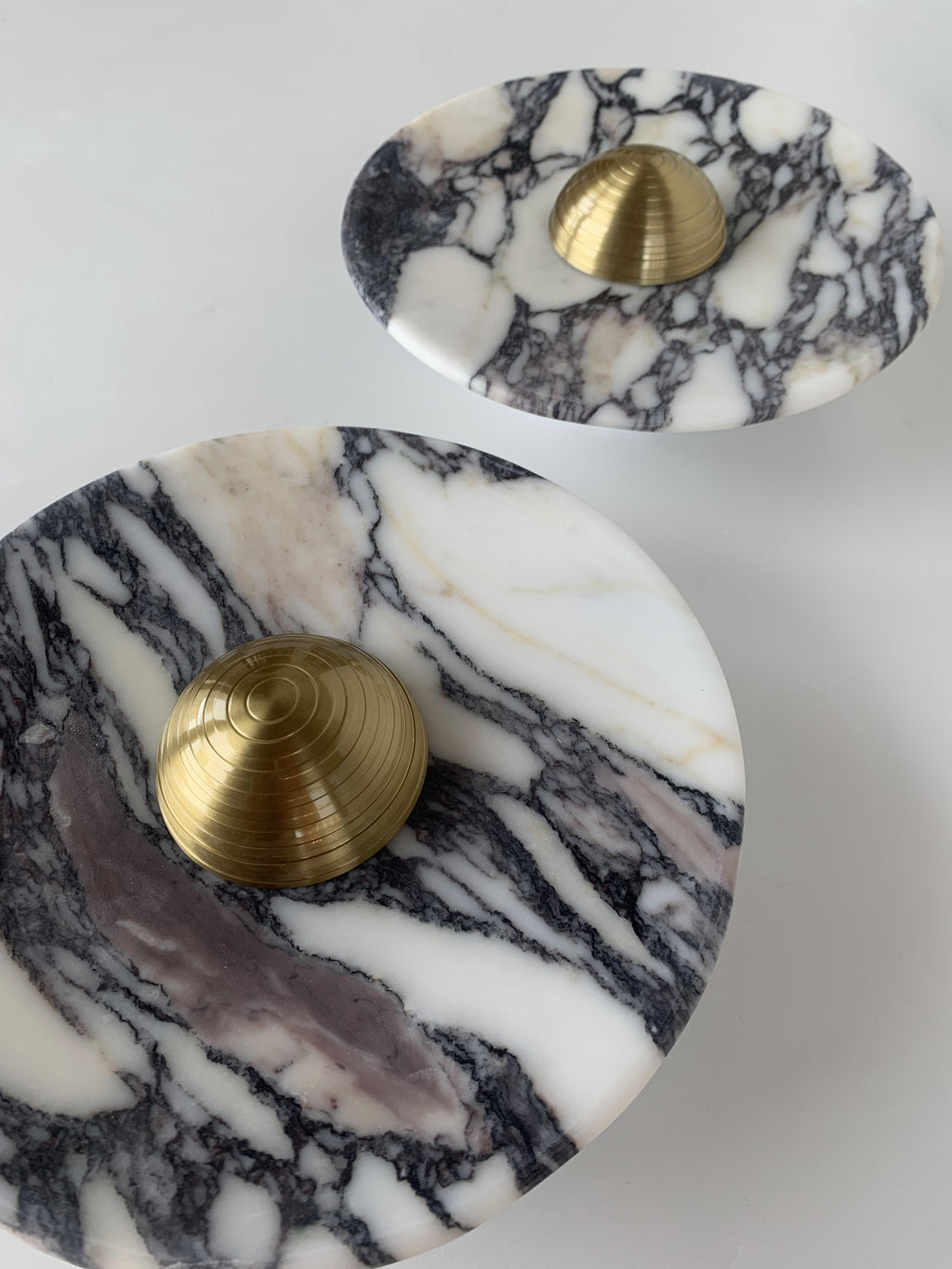 Aurora Series Calacatta Viola Marble Wall Lamp