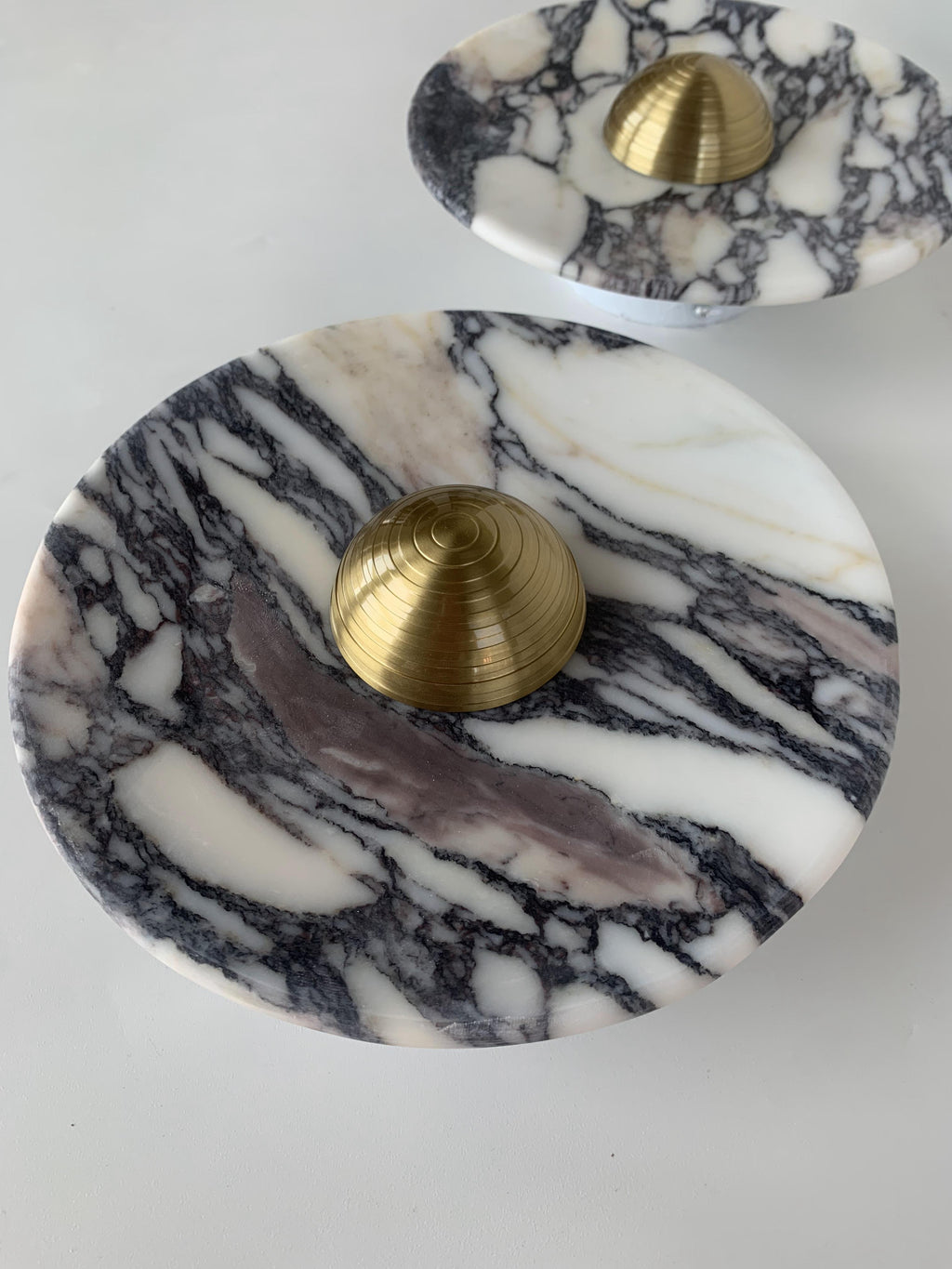 Aurora Series Calacatta Viola Marble Wall Lamp