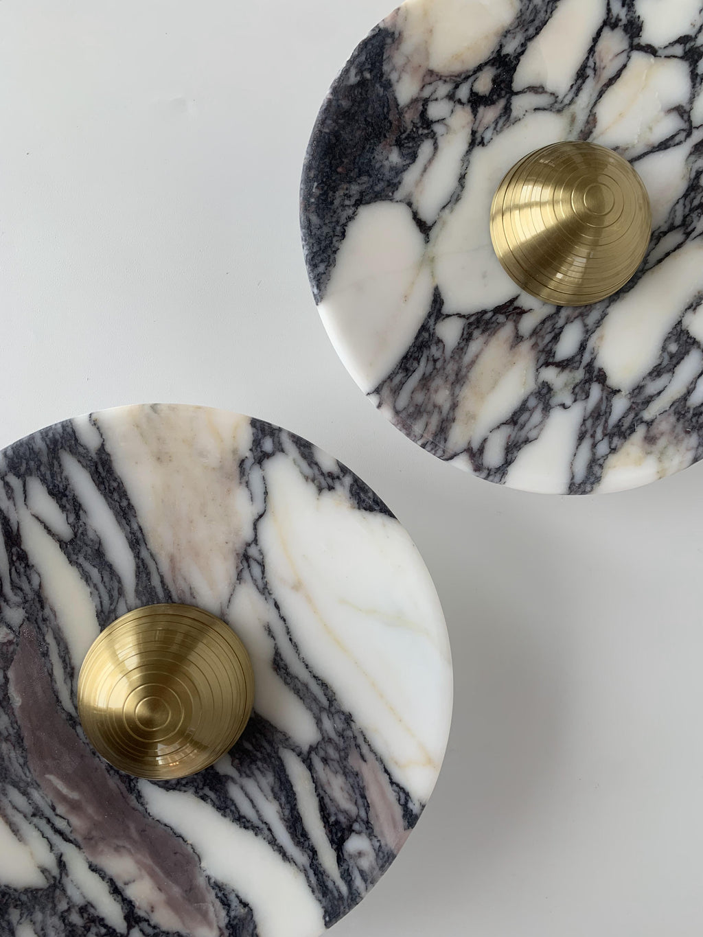 Aurora Series Calacatta Viola Marble Wall Lamp