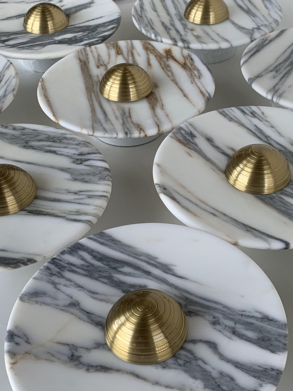Aurora Series Calacatta Viola Marble Wall Lamp