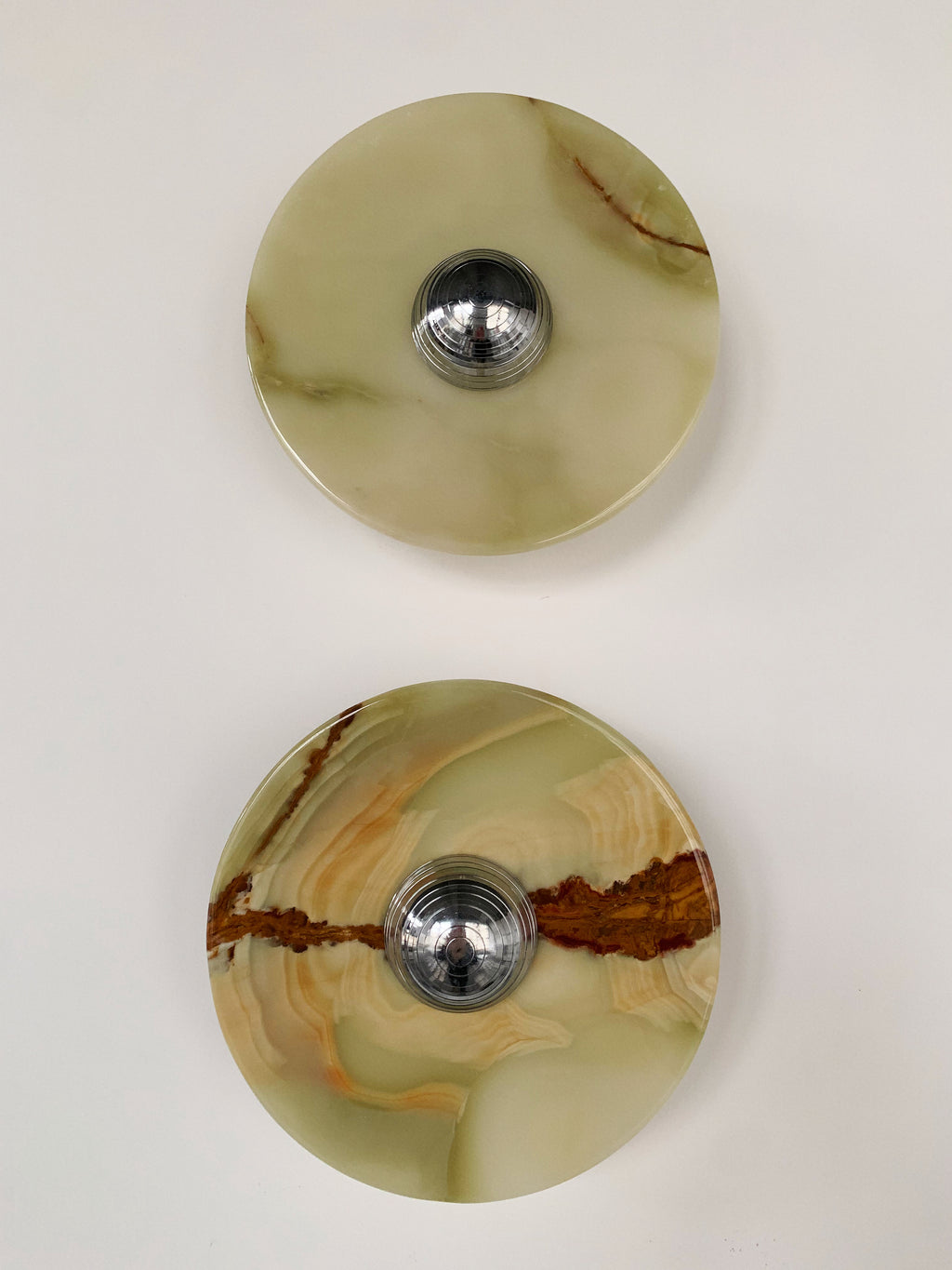 Aurora Series Green Onyx Wall Lamp