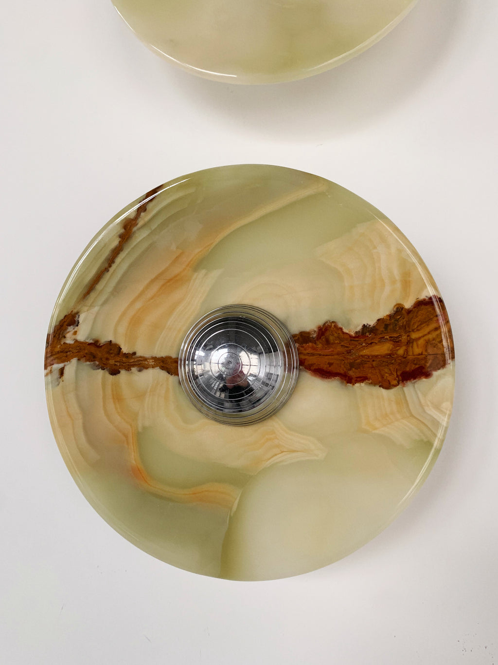 Aurora Series Green Onyx Wall Lamp