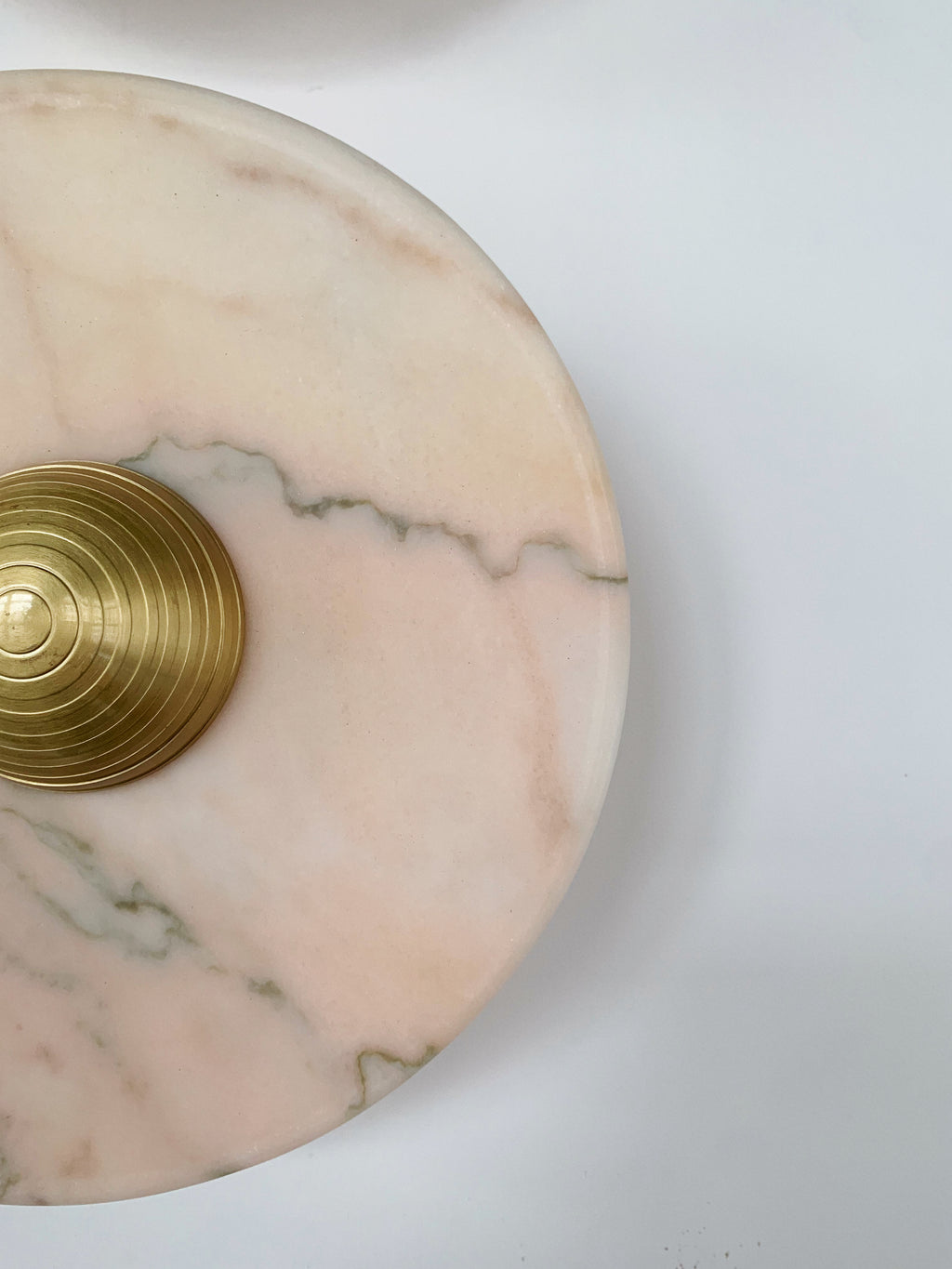 Aurora Series Statuario Rosso Marble Wall Lamp