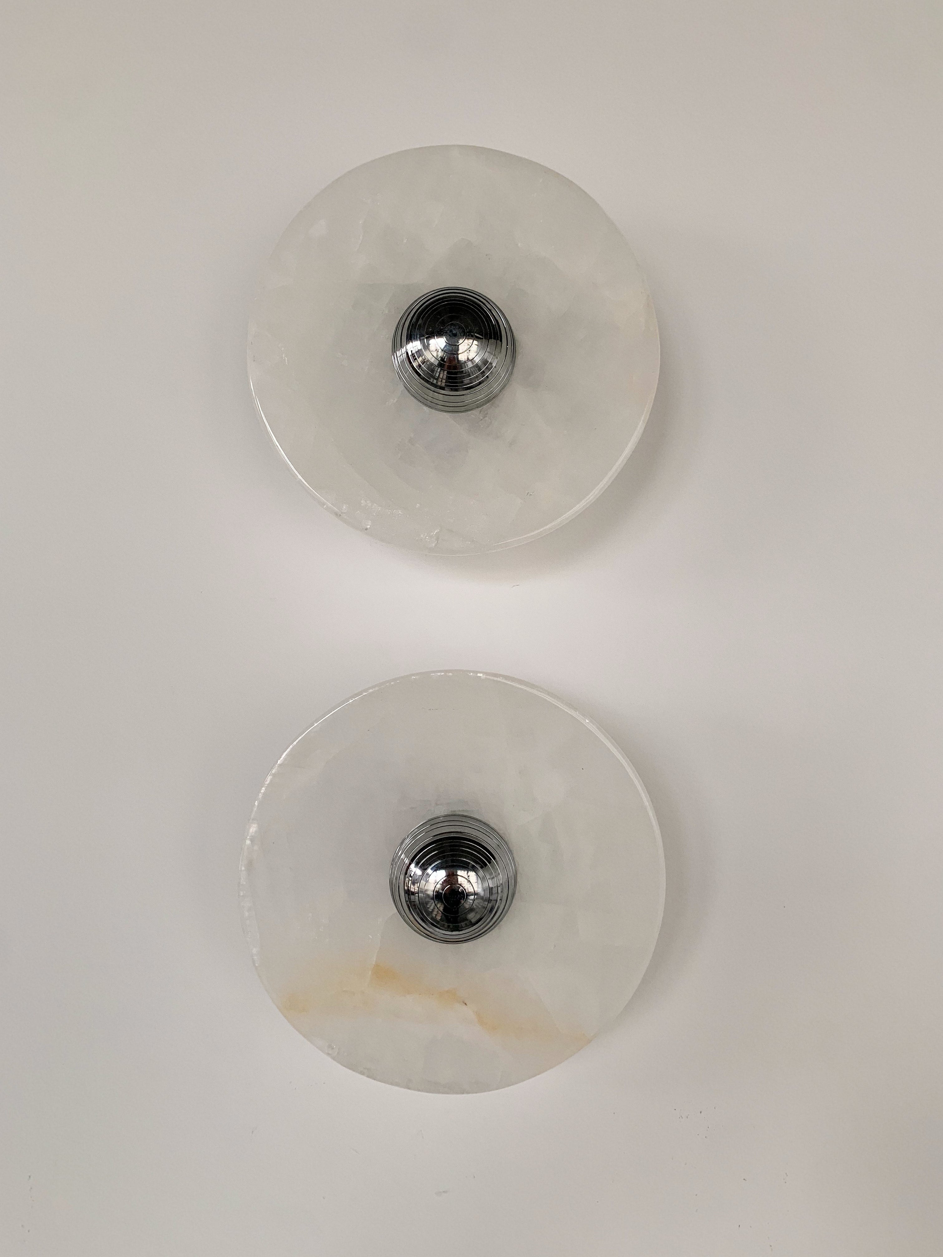 Aurora Series White Cristal Wall Lamp