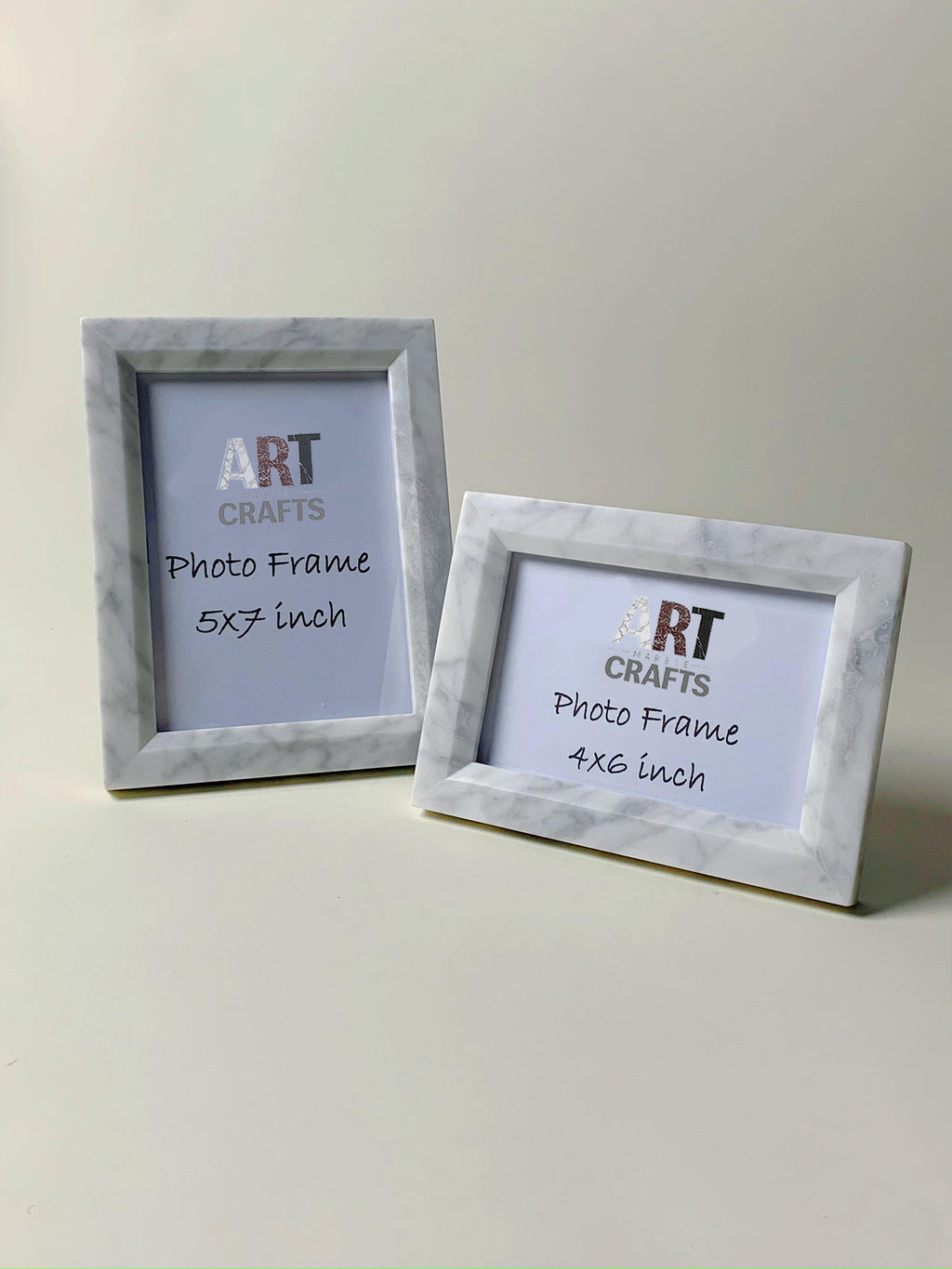Carrara White Marble Picture Frames