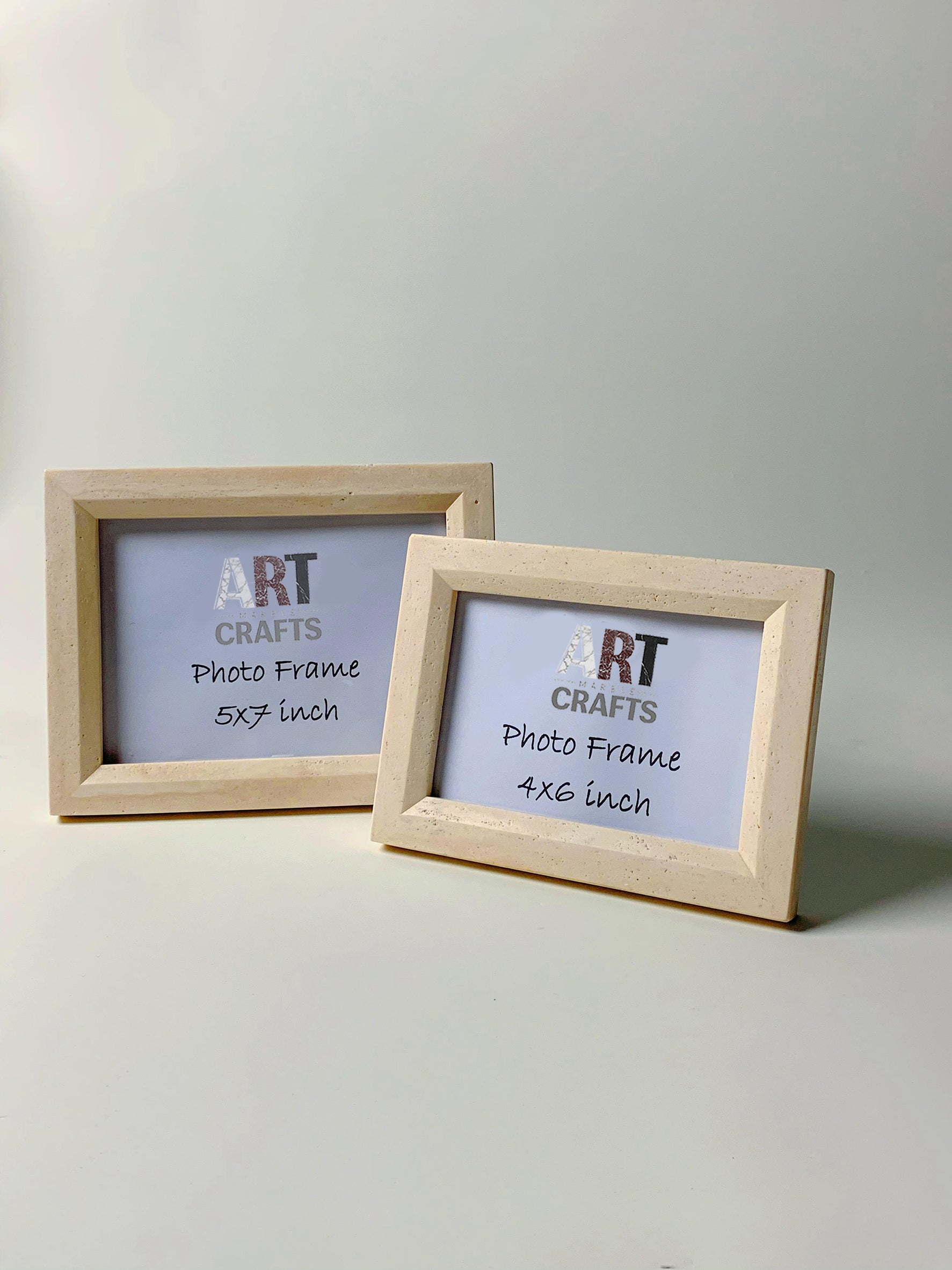 Beige Travertine Picture Frame