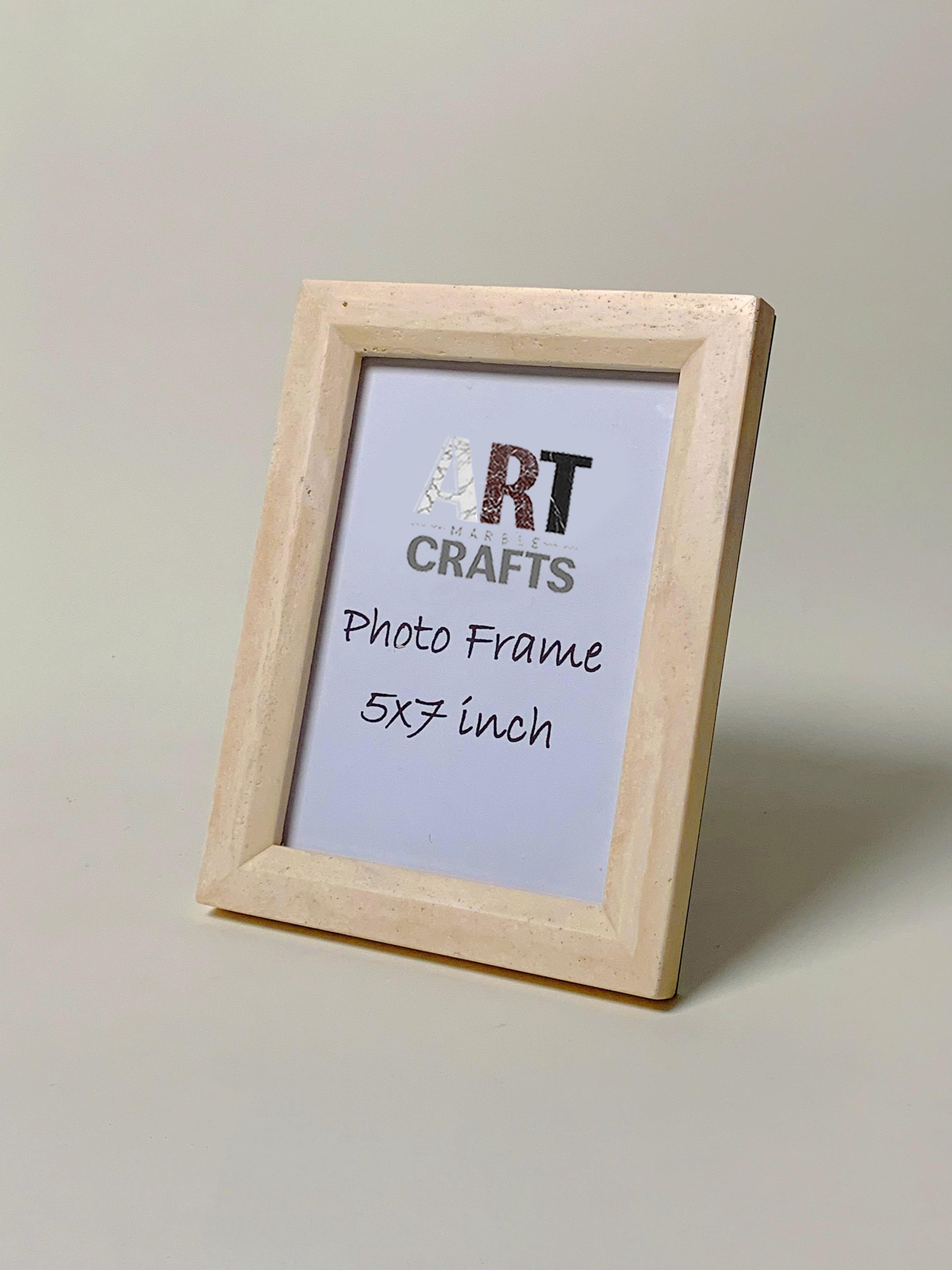 Beige Travertine Picture Frame
