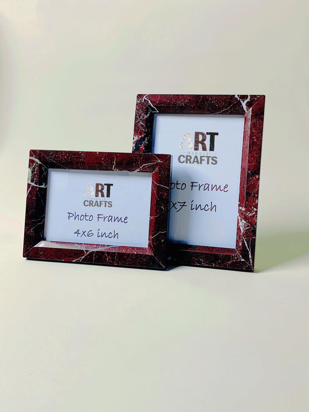 Rosso Levanto Marble Picture Frames