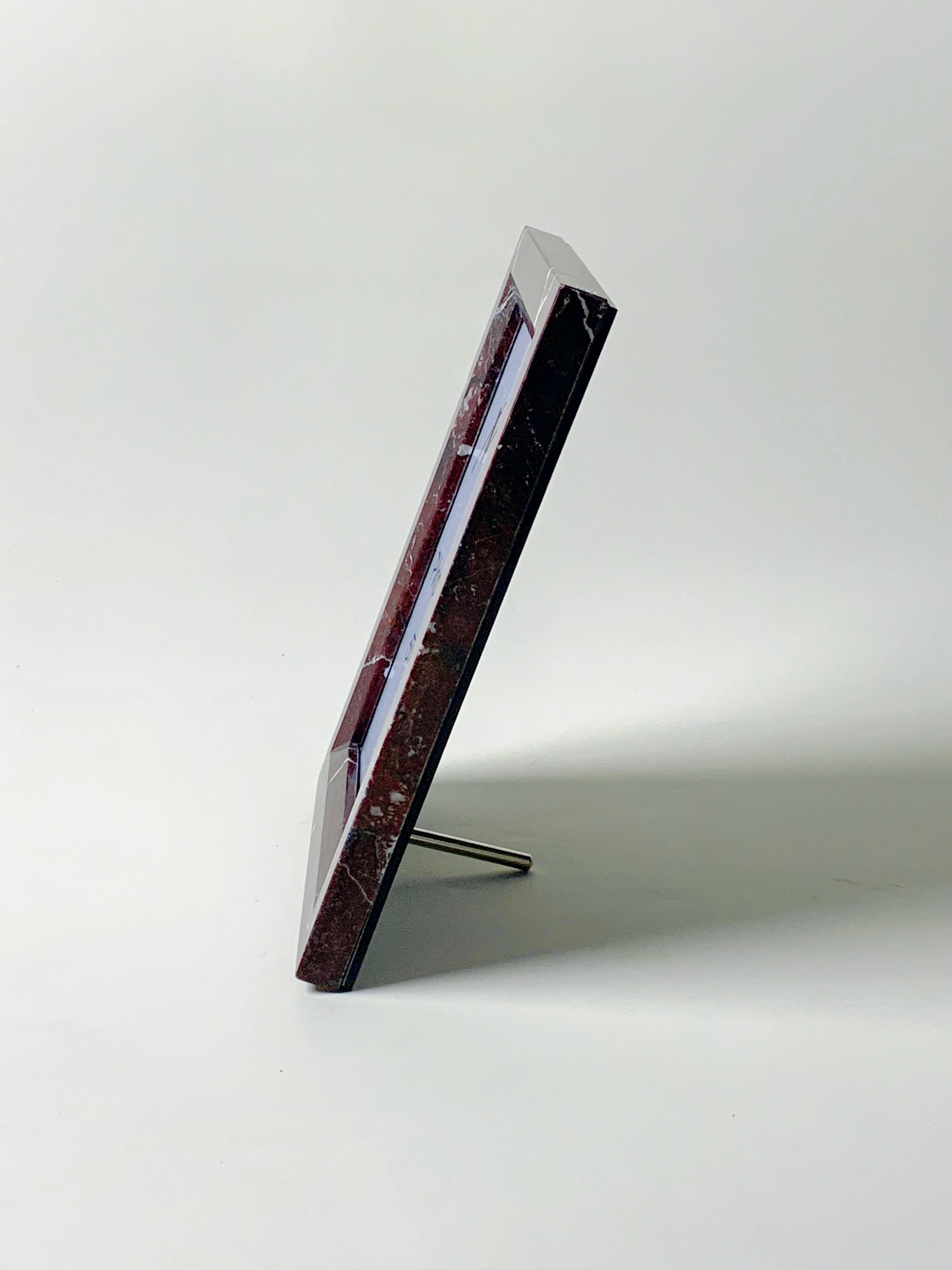 Rosso Levanto Marble Picture Frames