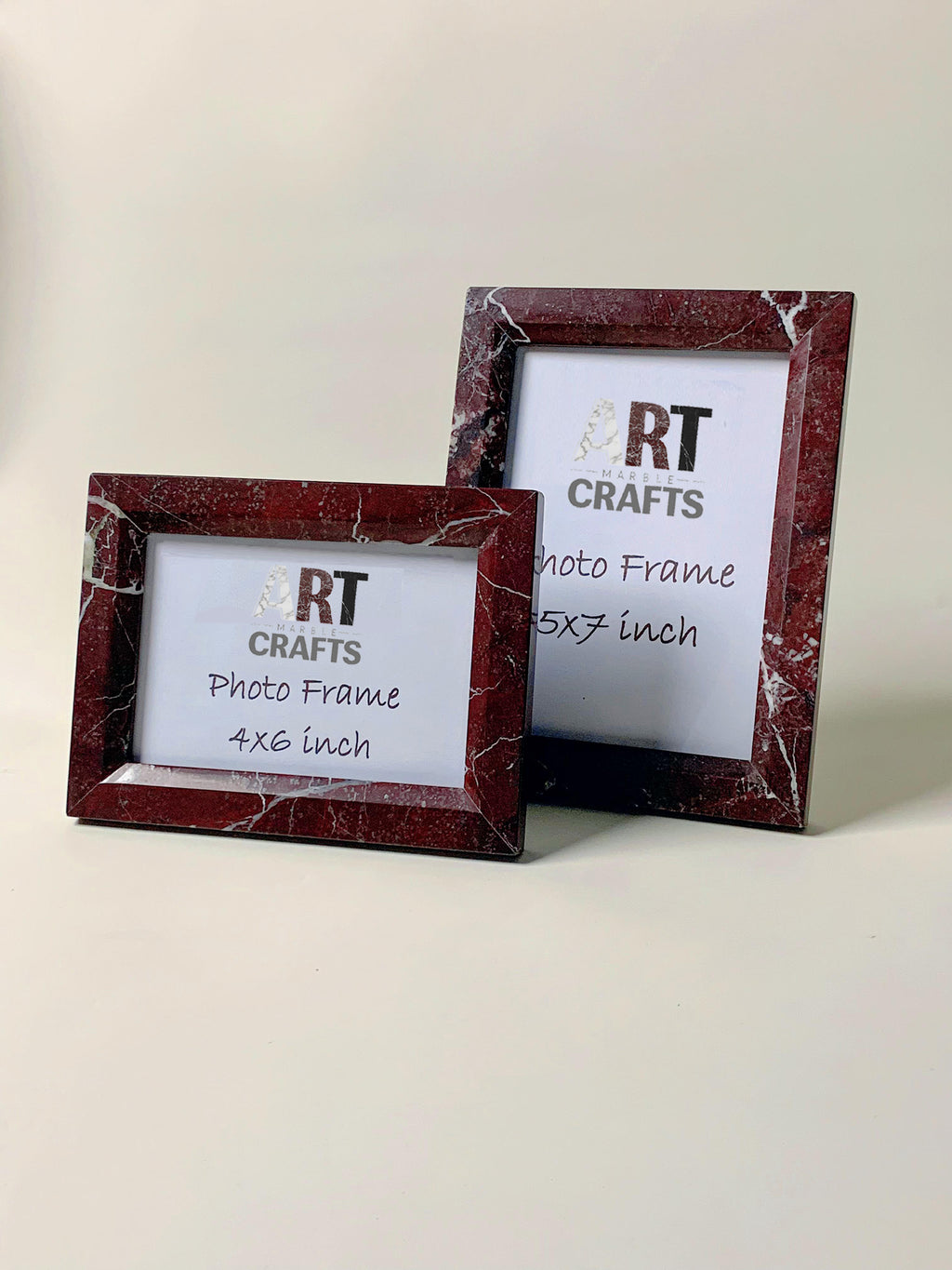 Rosso Levanto Marble Picture Frames