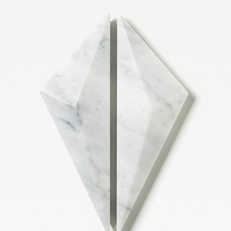 Carrara Diamond Irregular Big Marble Handles