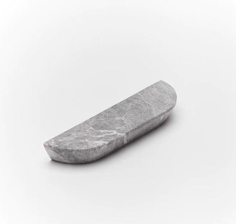 Bianco Grey Large Oval Marble Handles