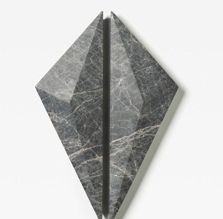 Bianco Grey Diamond Irregularity Big Marble Handles