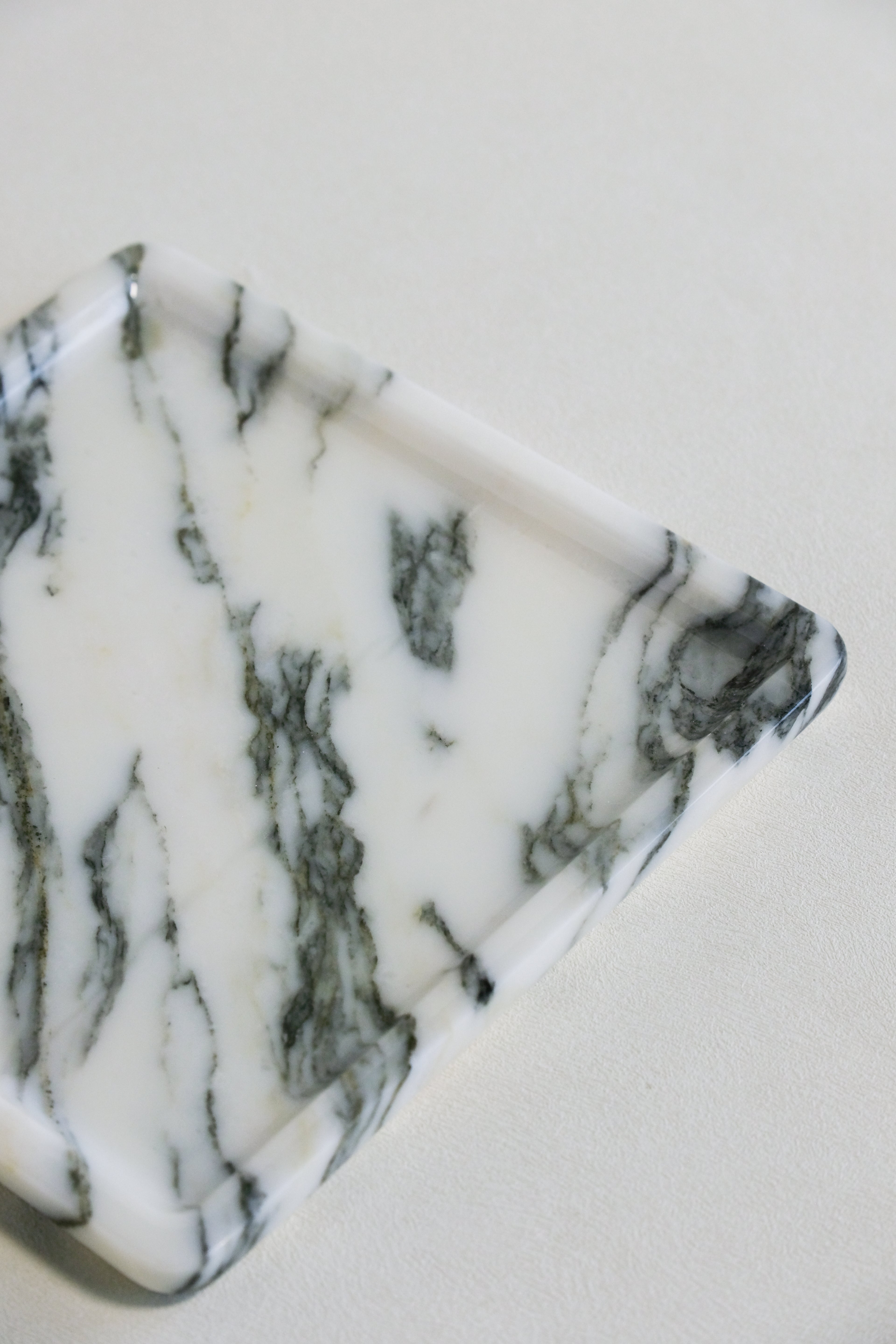 Arabescato White Polished Square Tray