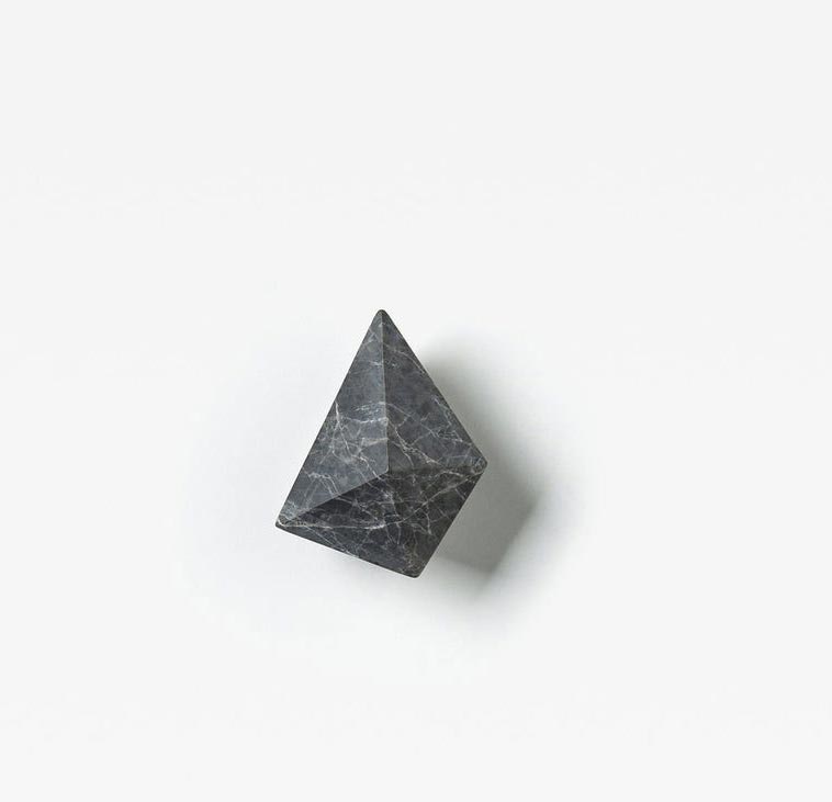 Pearl Grey Irregular Small Marble Handle