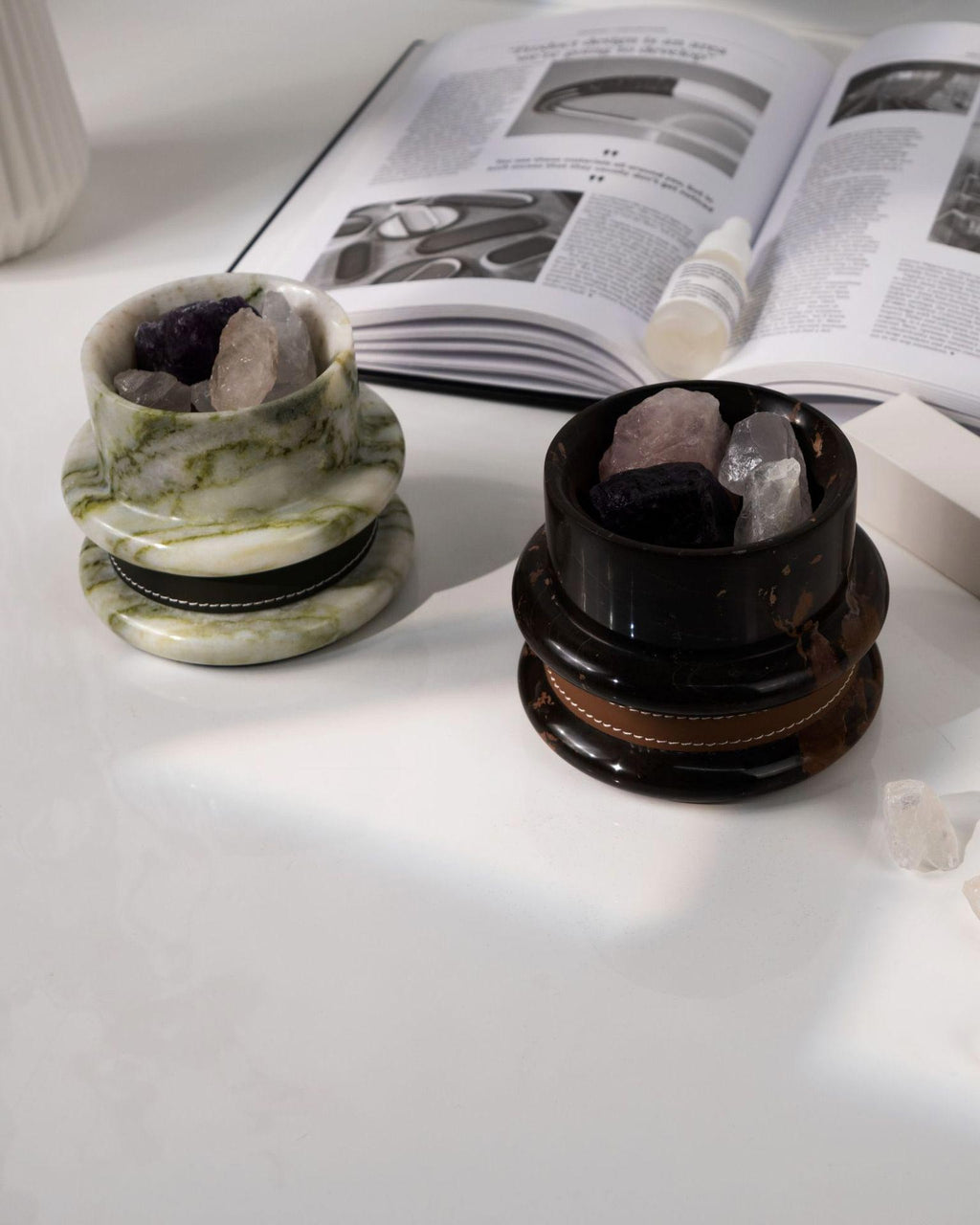 Portopo Marble Candle Holders