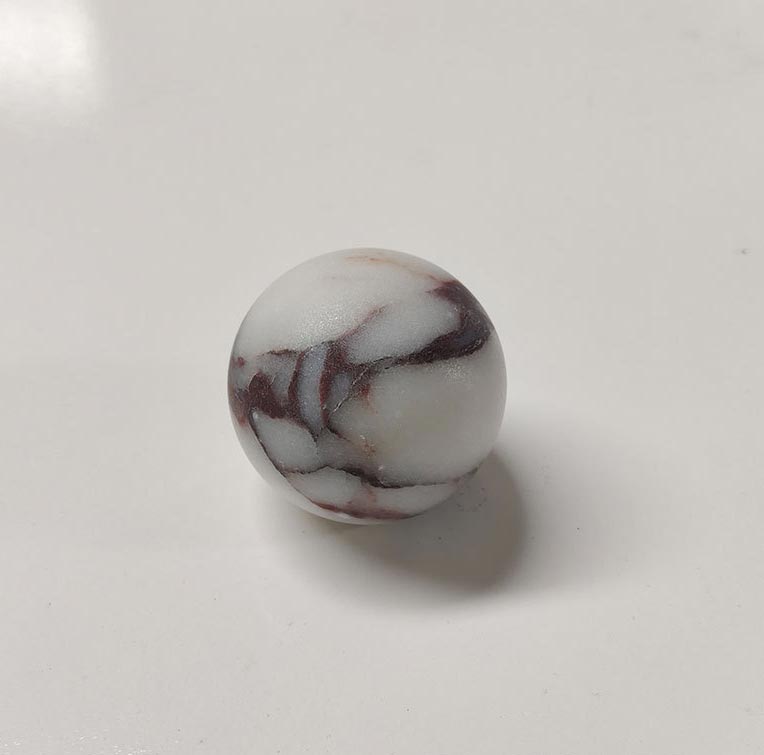 Calacatta Viola Round Ball Marble Handles