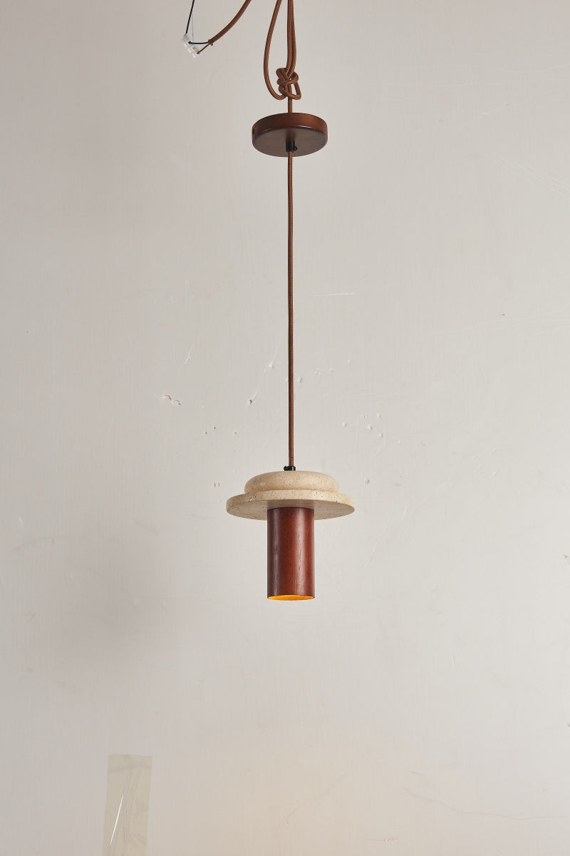 Beige Travertine Chandelier