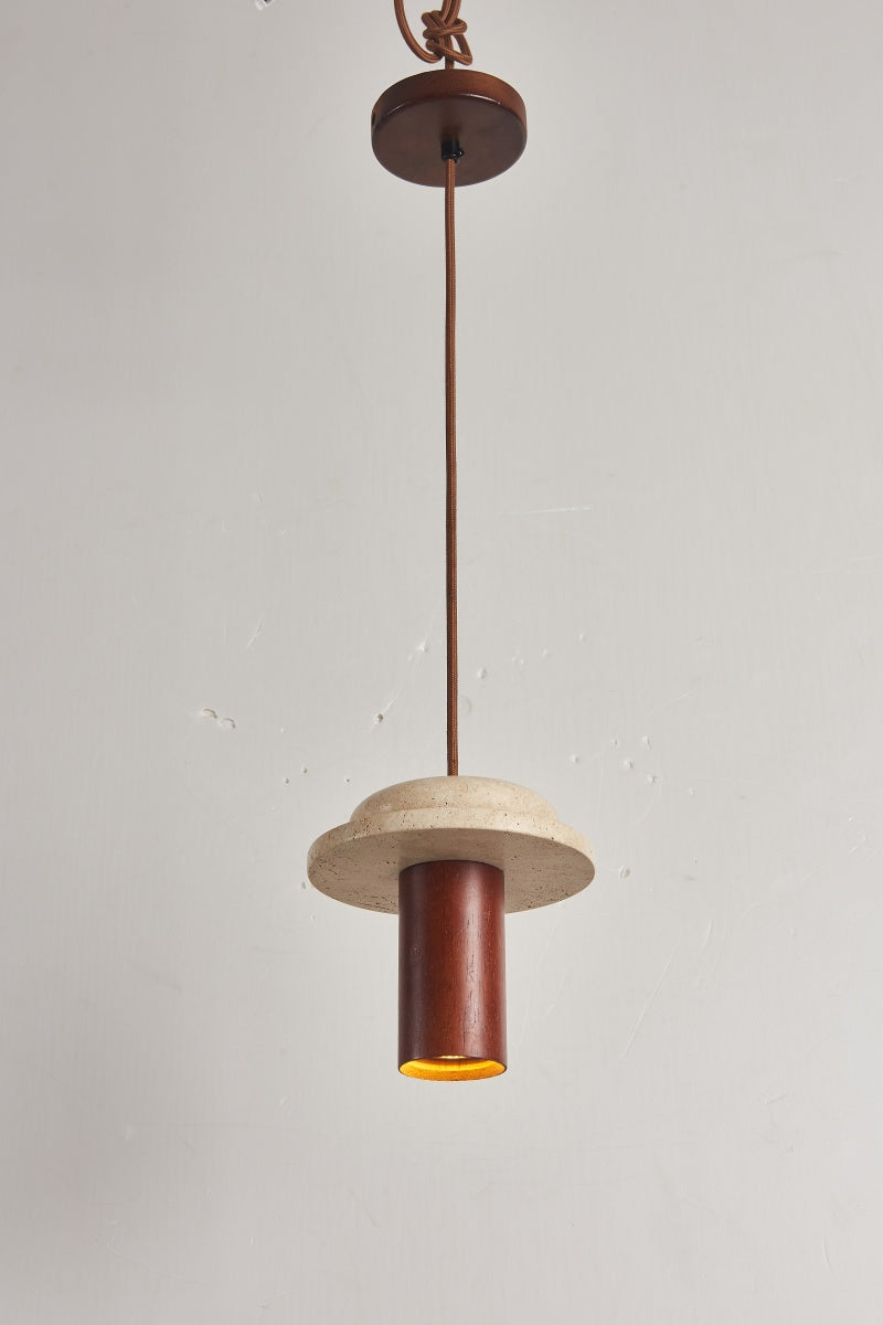 Beige Travertine Chandelier