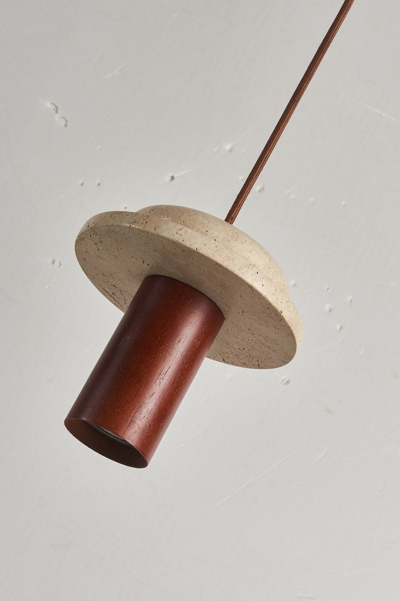 Beige Travertine Chandelier