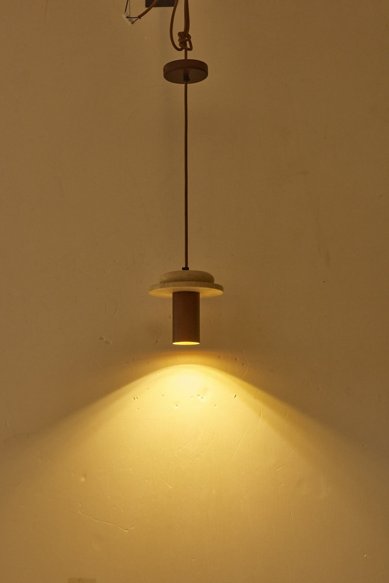 Beige Travertine Chandelier