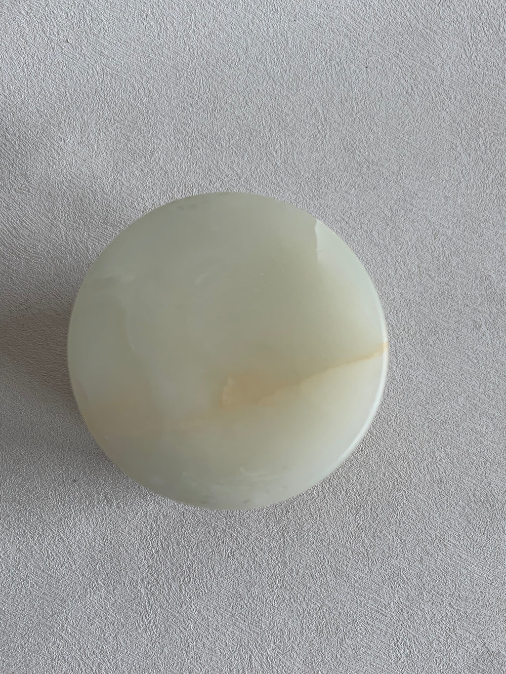 White Onyx Cylindrical Table Lamp | Natural Stone Lighting