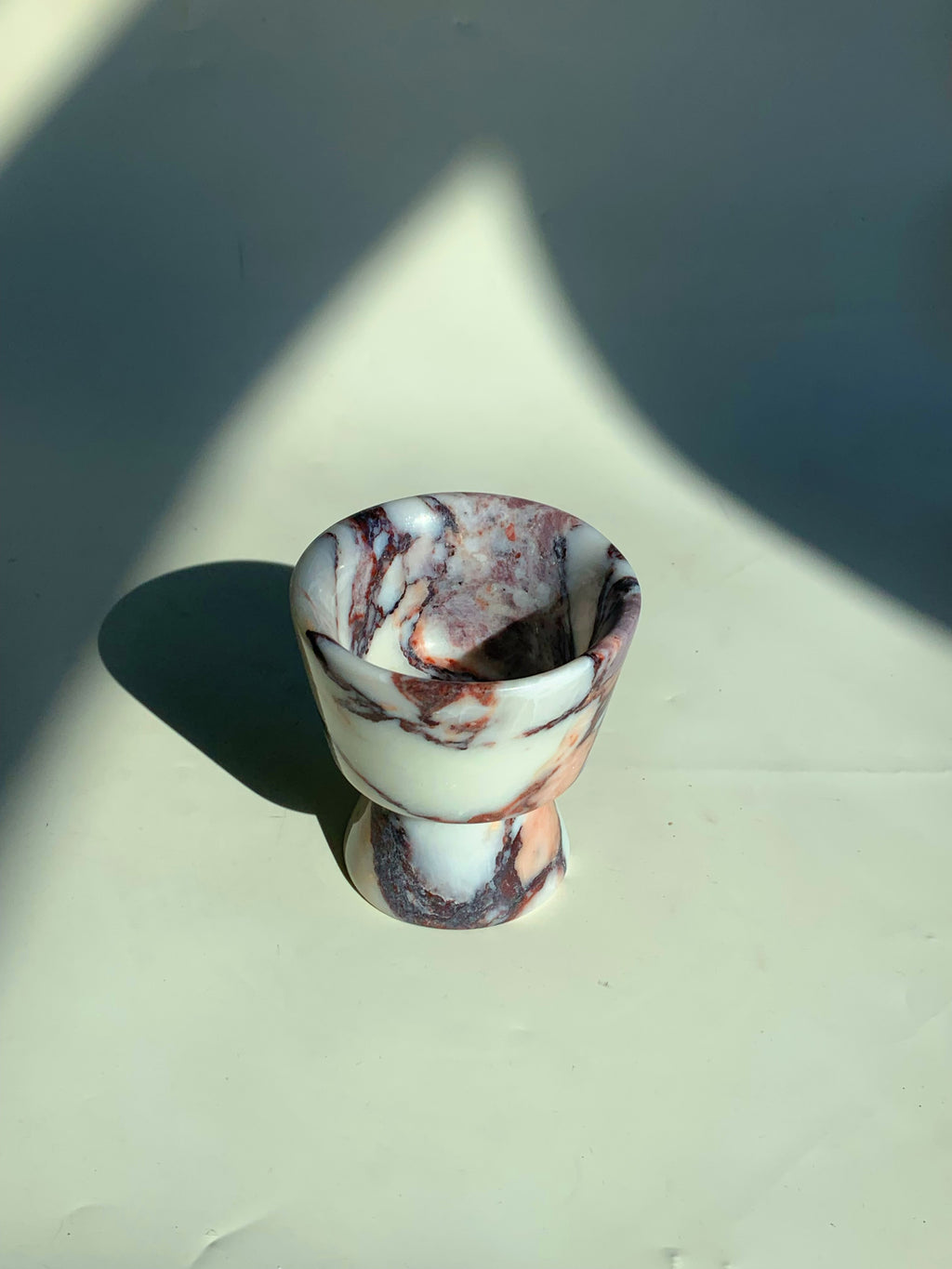 Calacatta Viola Cup-Like Candle Holders | Natural Marble Home Decor