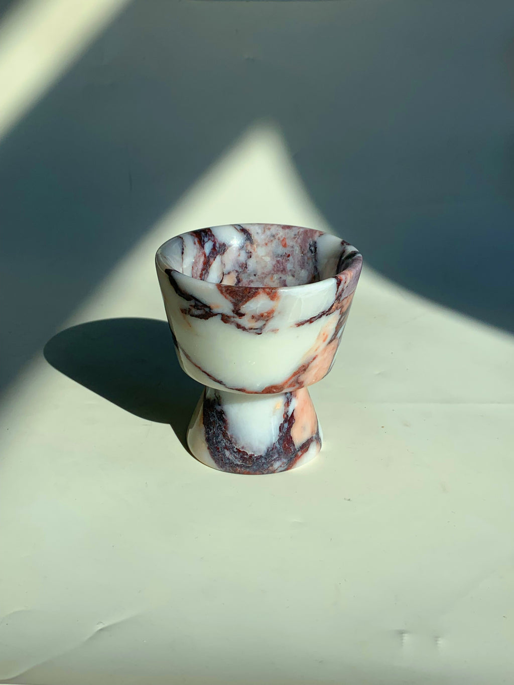 Calacatta Viola Cup-Like Candle Holders | Natural Marble Home Decor