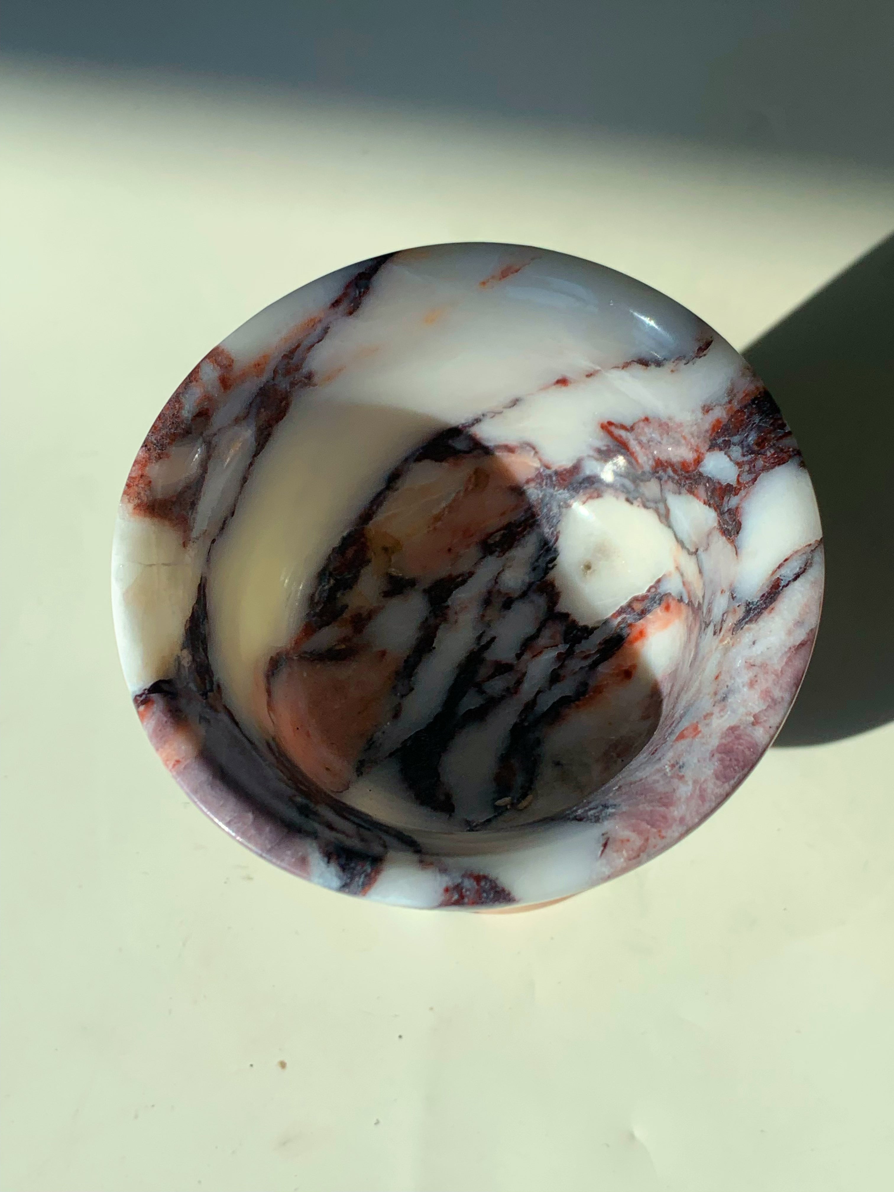 Calacatta Viola Cup-Like Candle Holders | Natural Marble Home Decor