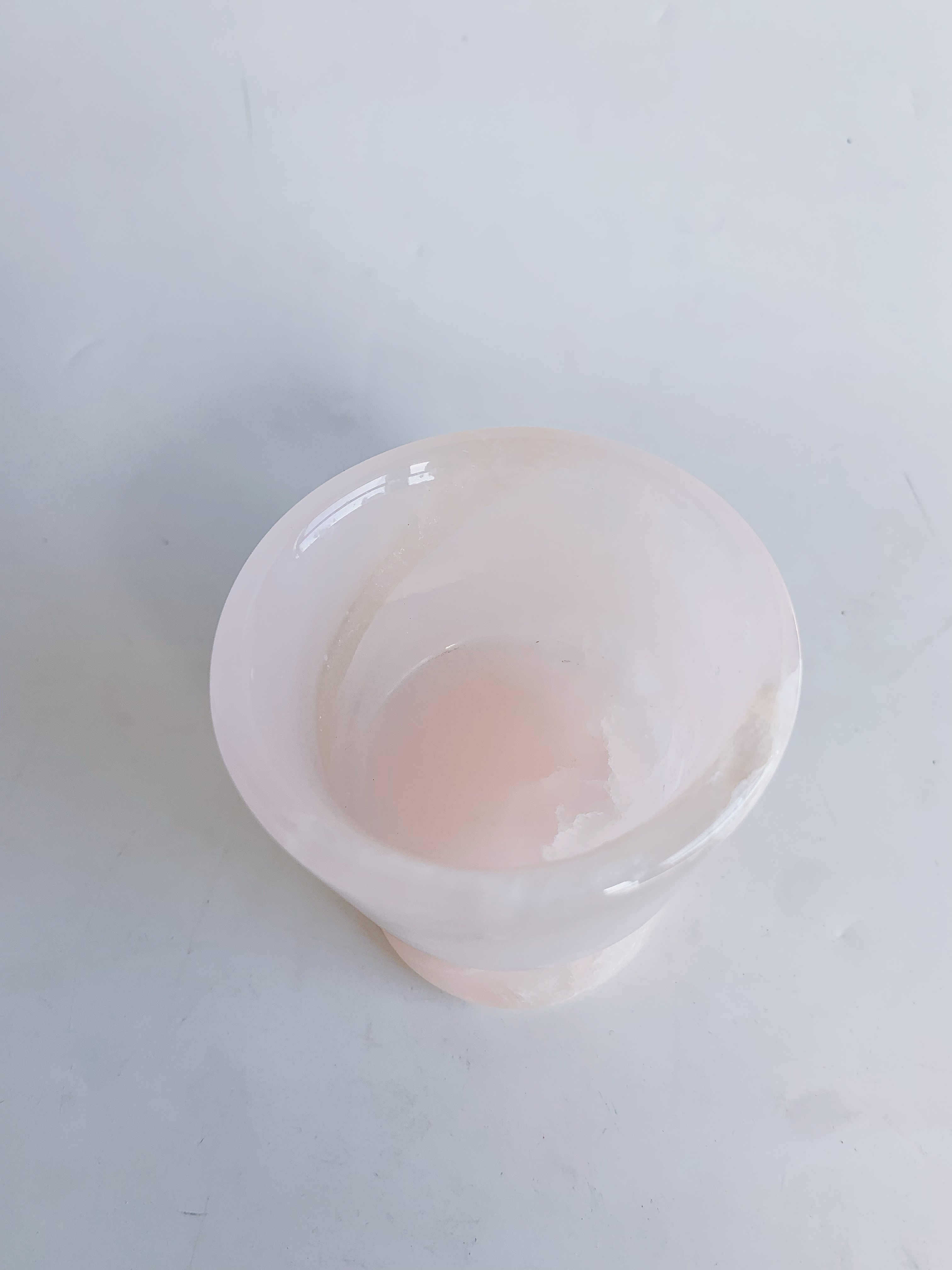 Pink Onyx Cup-Like Candle Holders | Natural Stone Home Decor