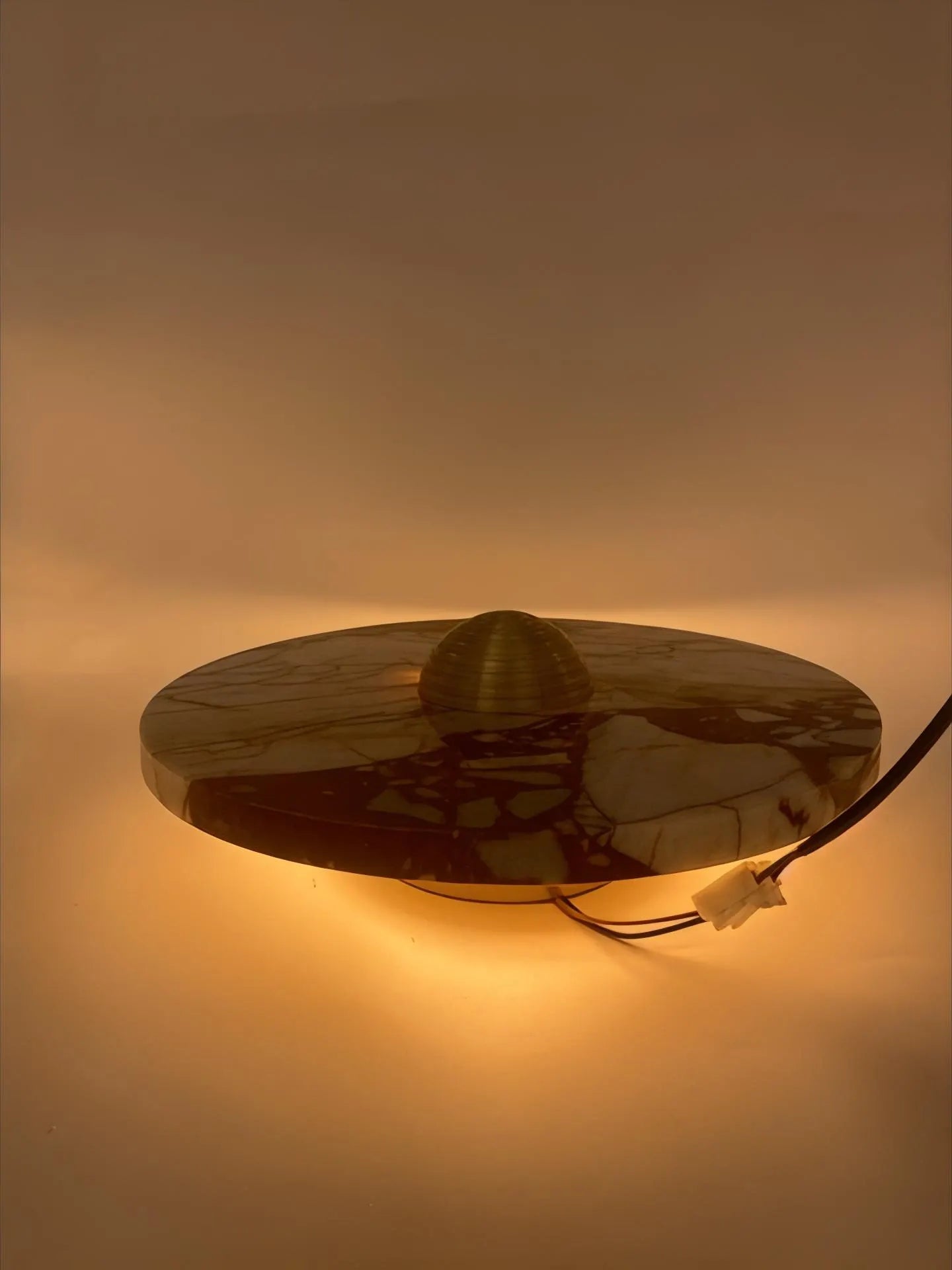 Aurora Series Calacatta Viola Marble Wall Lamp | Italian Stone Lighting