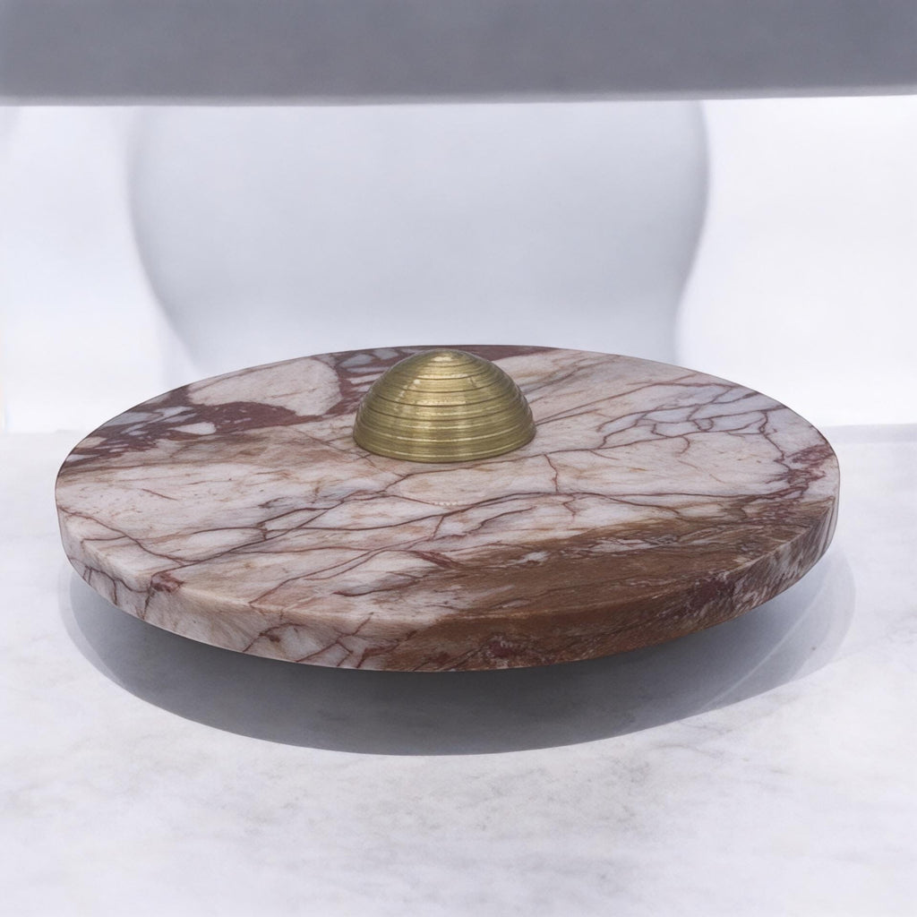 Aurora Series Calacatta Viola Marble Wall Lamp | Italian Stone Lighting