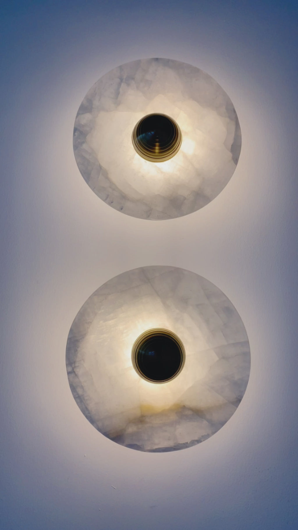 Aurora Series White Cristal Wall Lamp