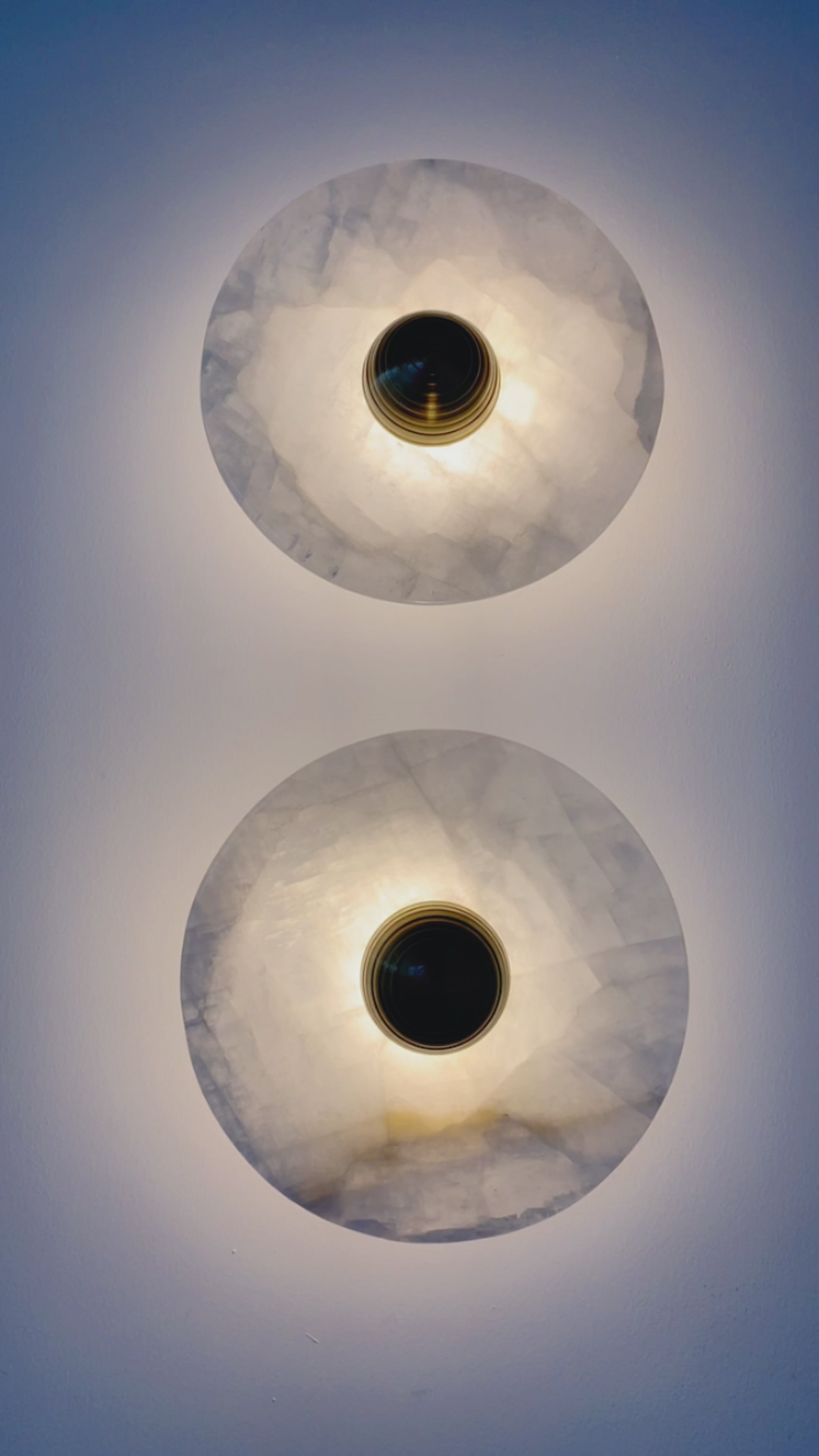 Aurora Series White Cristal Wall Lamp